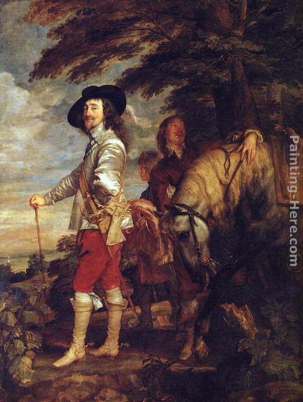 Charles I King of England at the Hunt painting - Sir Antony van Dyck Charles I King of England at the Hunt art painting